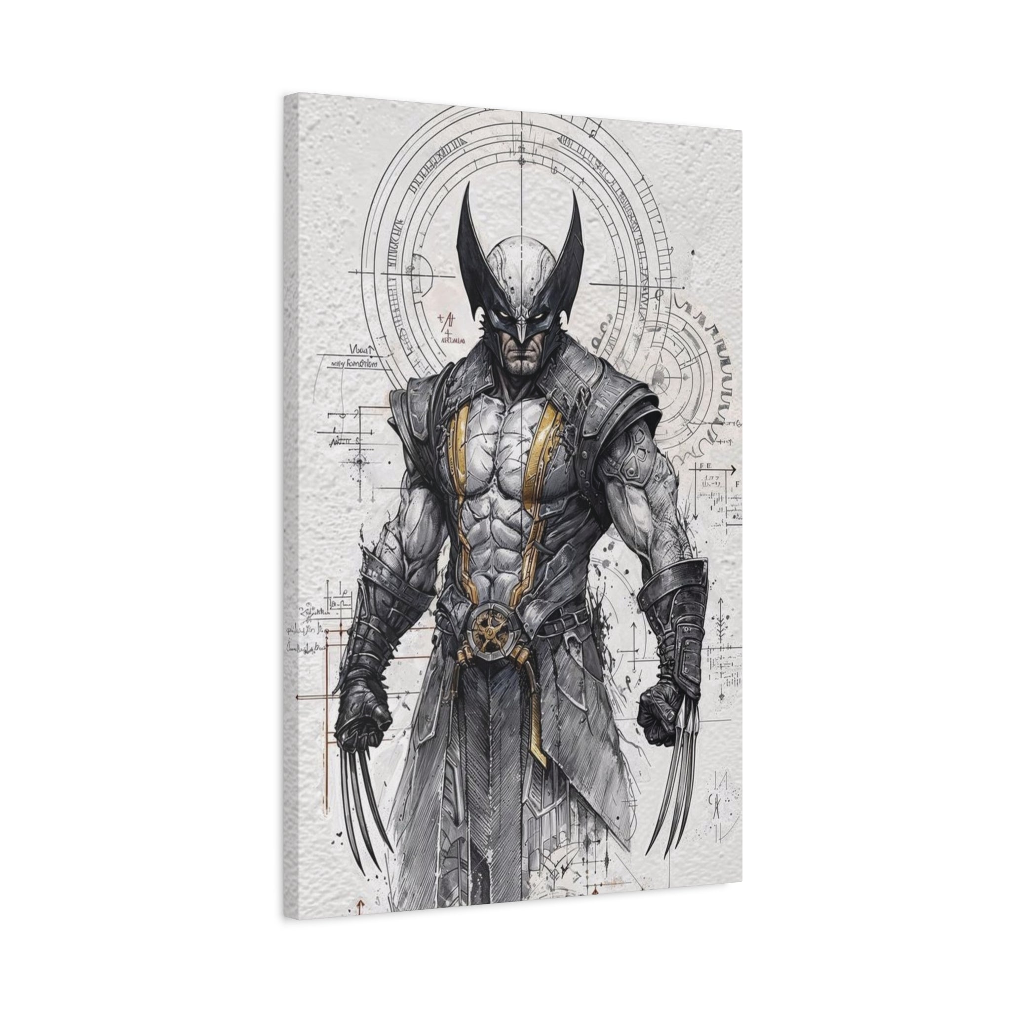 Wolverine – Engineered Icons Blueprint Poster