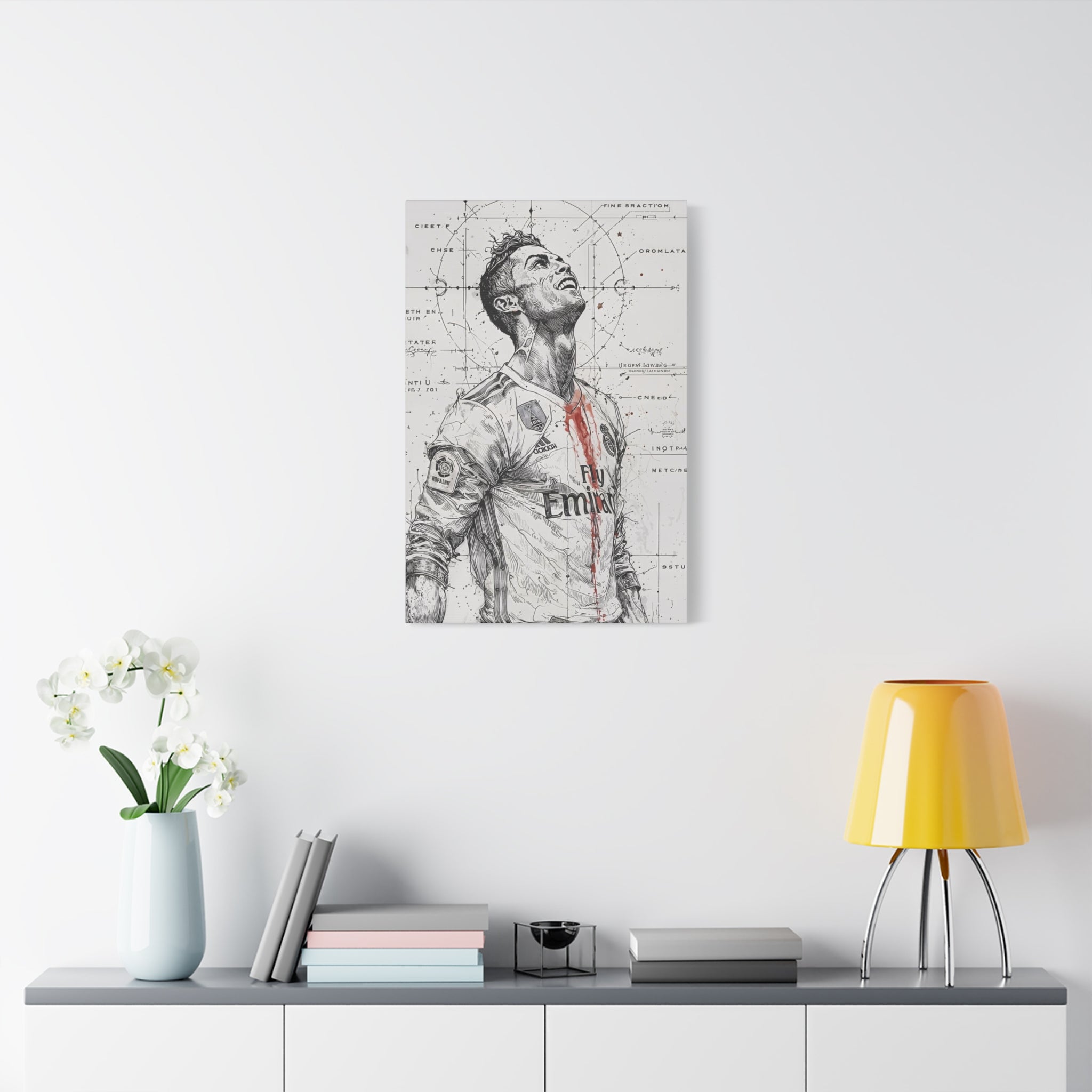 Ronaldo – Engineered Icons Blueprint Poster
