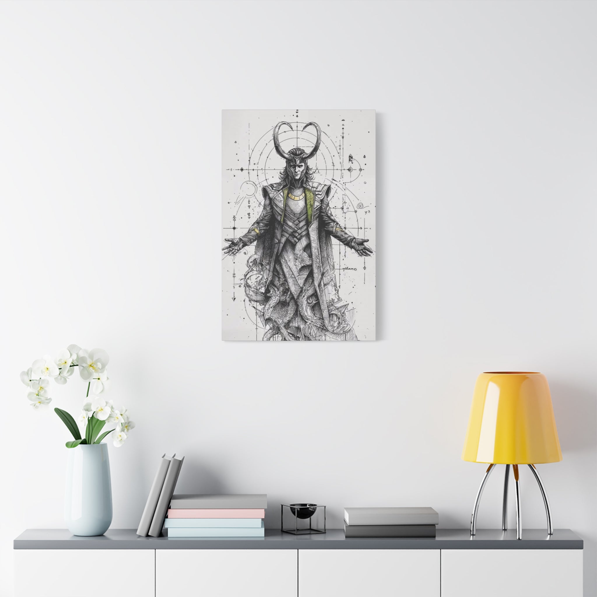 Loki – Engineered Icons Blueprint Poster