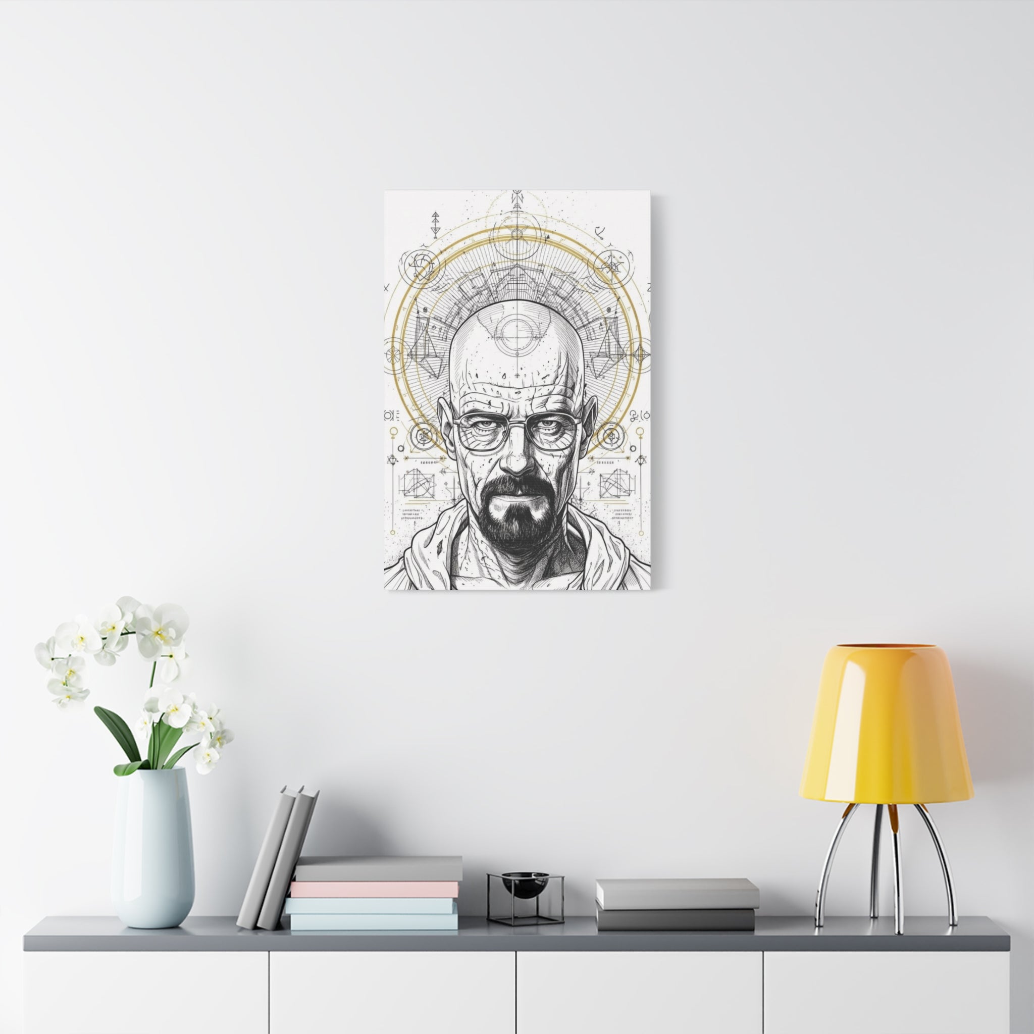 Walter White – Engineered Icons Blueprint Poster