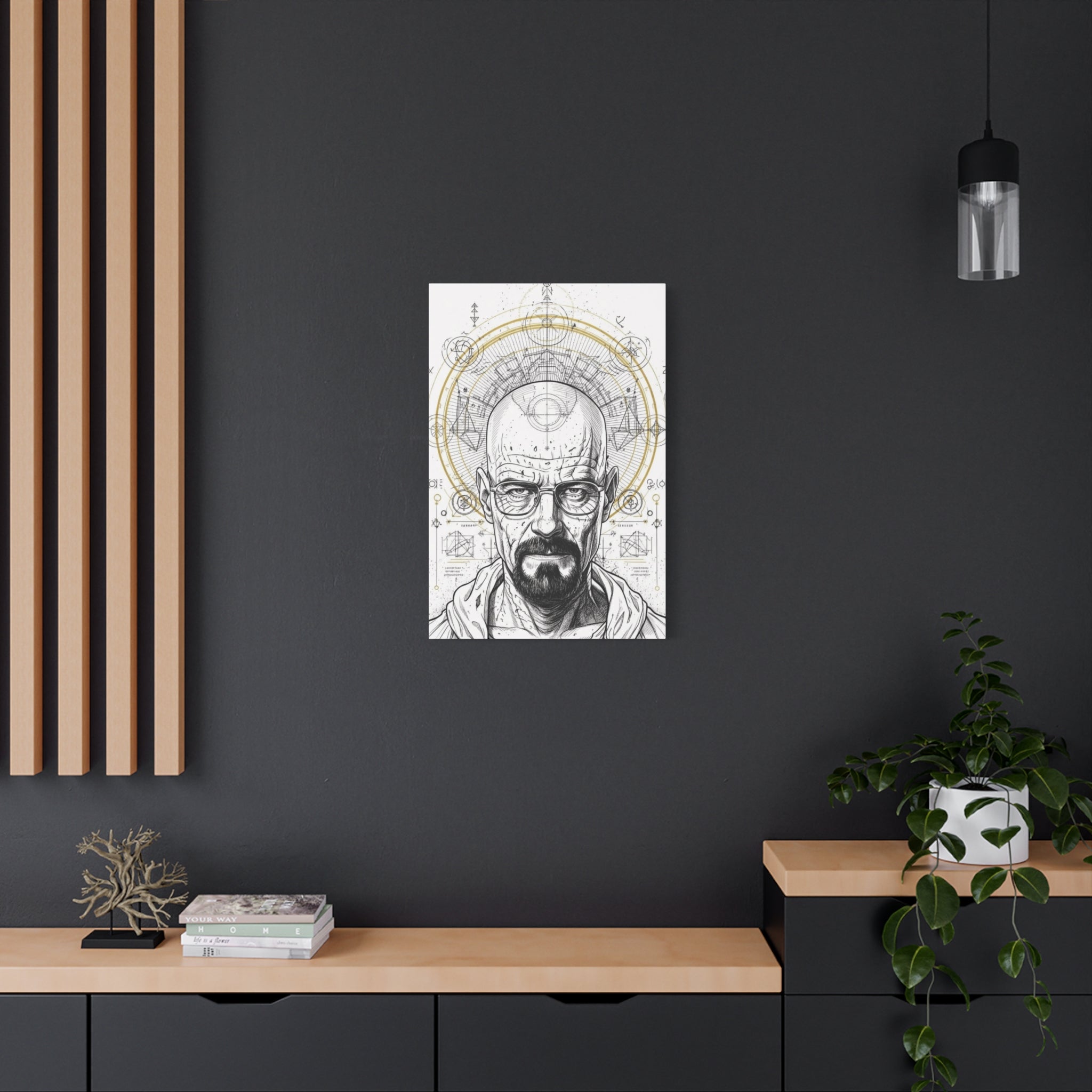Walter White – Engineered Icons Blueprint Poster