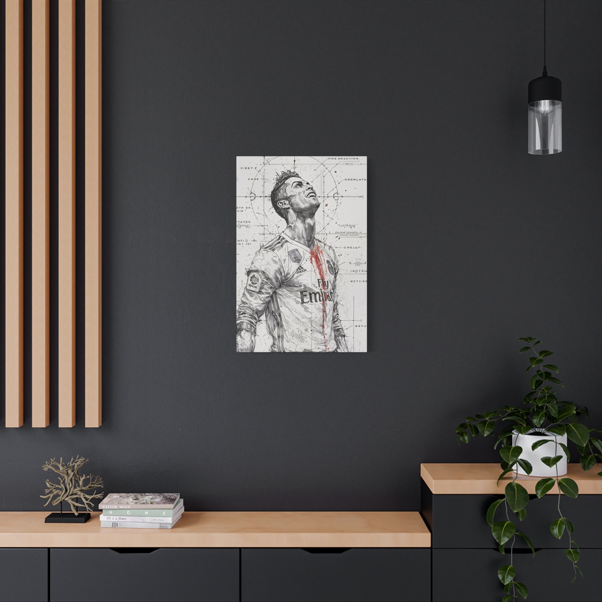 Ronaldo – Engineered Icons Blueprint Poster