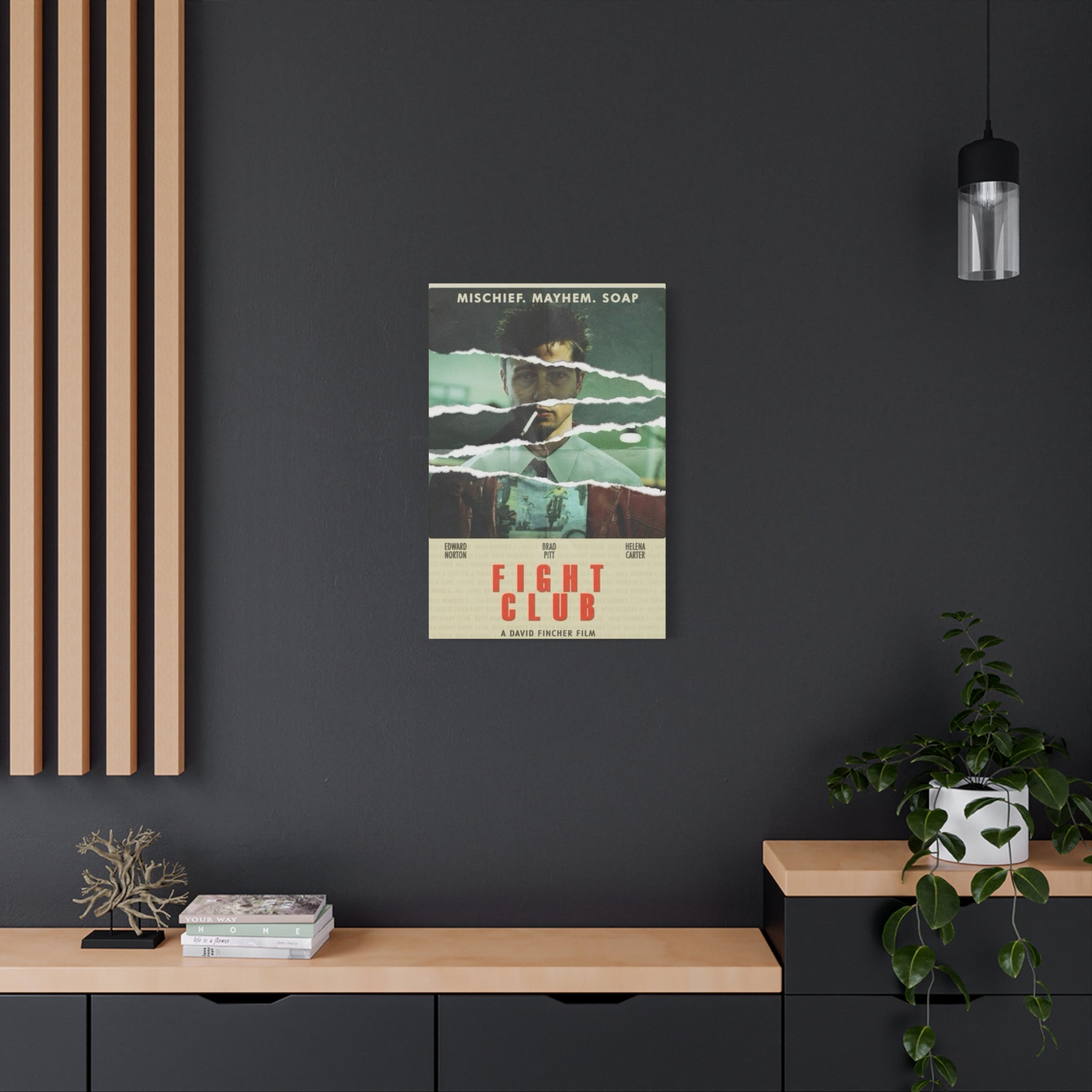 Fight Club – Cinematic Vintage Poster