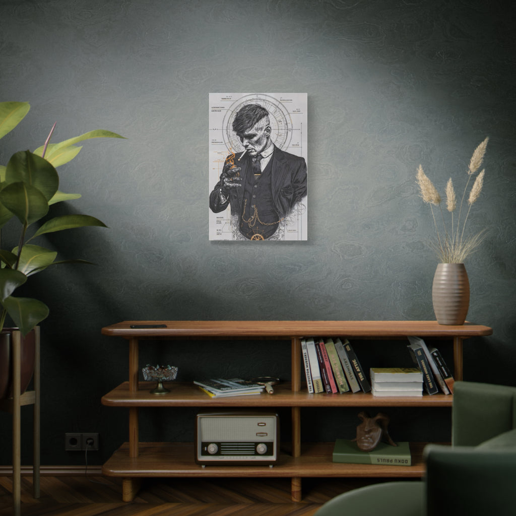 Thomas Shelby – Engineered Icons Blueprint Poster