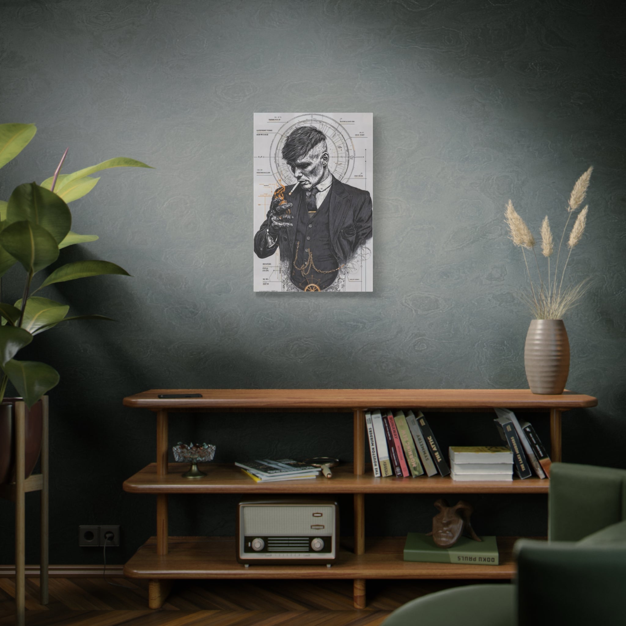 Thomas Shelby – Engineered Icons Blueprint Poster