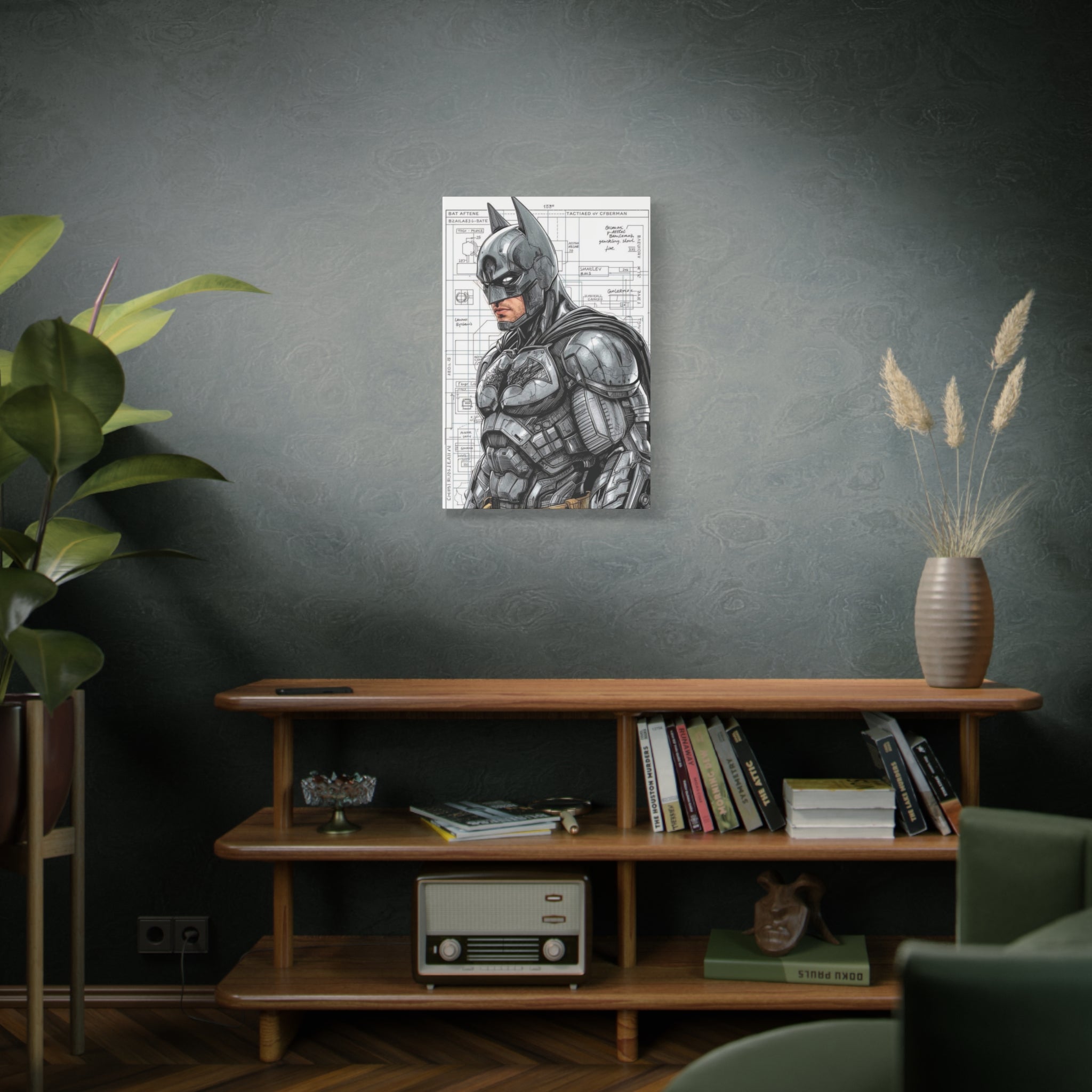 Batman – Engineered Icons Blueprint Poster
