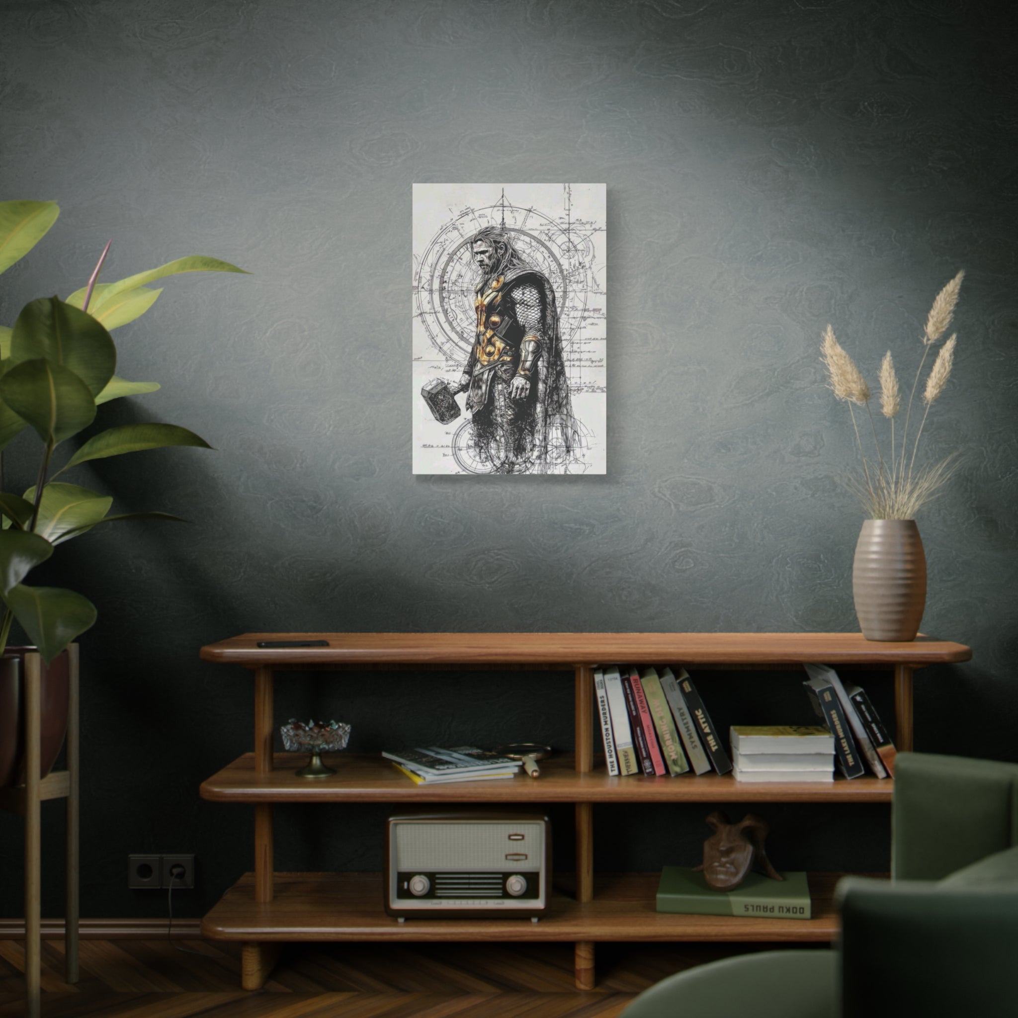 Thor – Engineered Icons Blueprint Poster