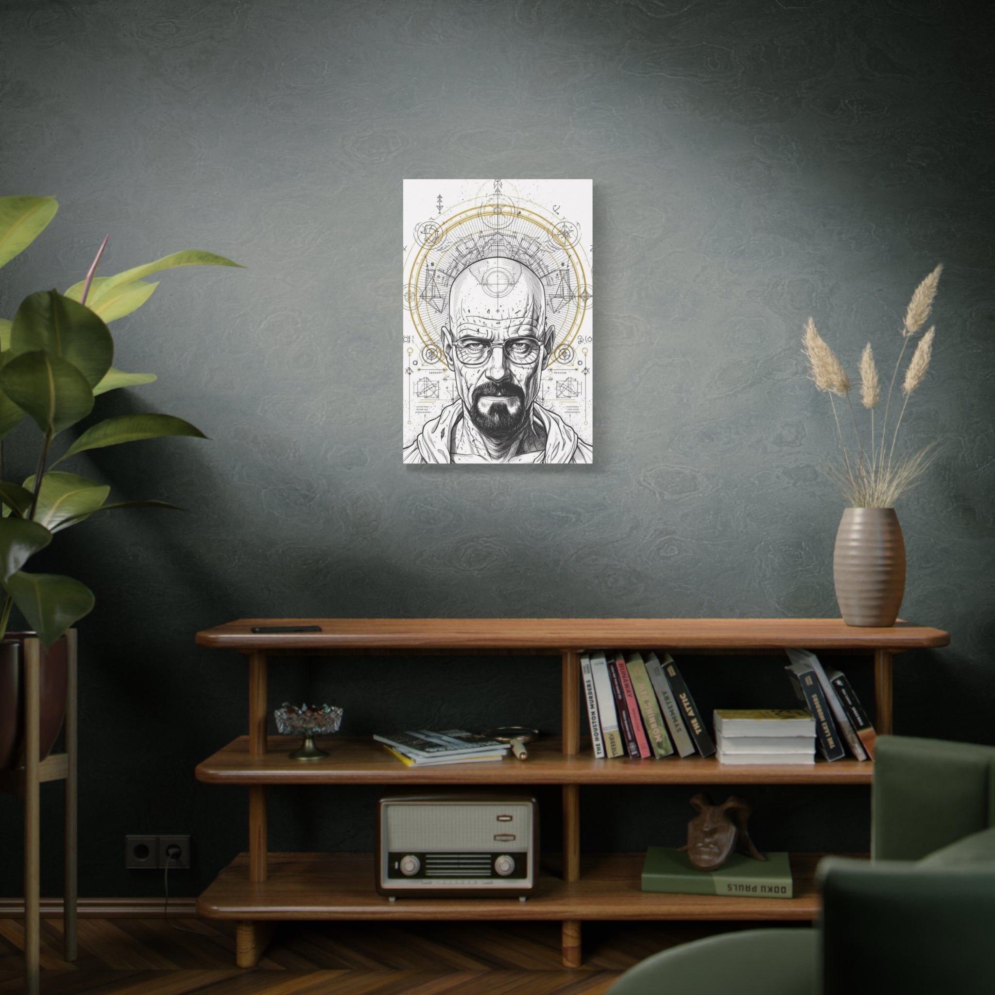 Walter White – Engineered Icons Blueprint Poster