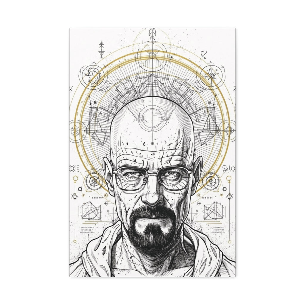 Walter White – Engineered Icons Blueprint Poster