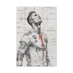 Ronaldo – Engineered Icons Blueprint Poster