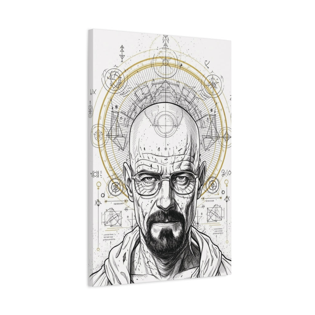 Walter White – Engineered Icons Blueprint Poster