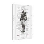Iron Man – Engineered Icons Blueprint Poster