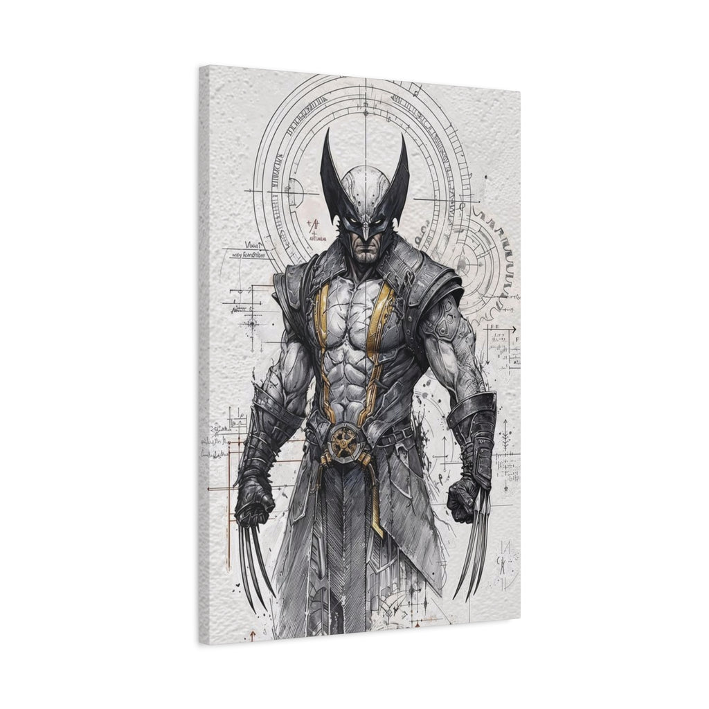 Wolverine – Engineered Icons Blueprint Poster