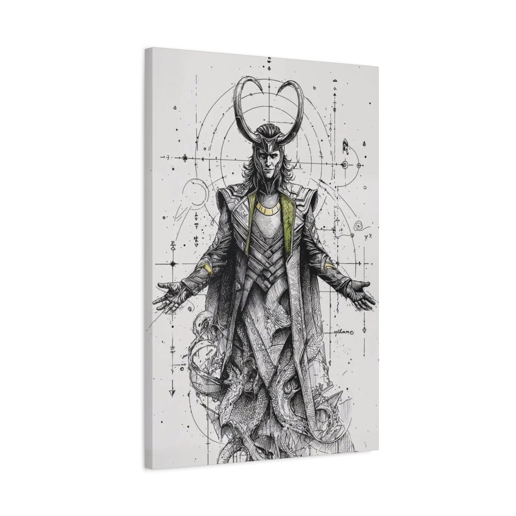 Loki – Engineered Icons Blueprint Poster
